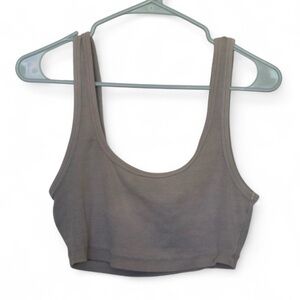 Zara Gray Crop Top